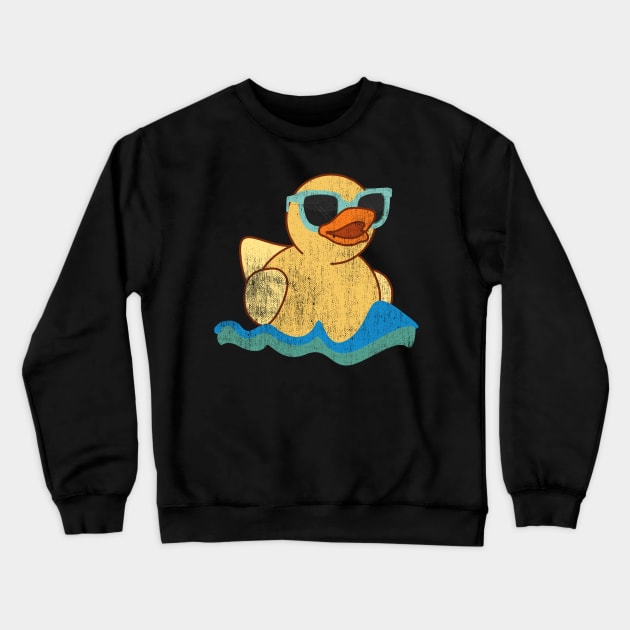 Yellow Rubber Duck Crewneck Sweatshirt by MintaApparel